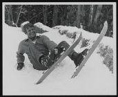 Robert Morgan skiing